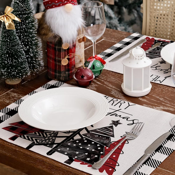 XMATS™ Christmas Placemats & Coasters Dinner Mats