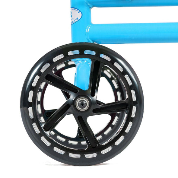 Foldable Knee Walker Scooter with Adjustable Handle & All-Terrain Wheels
