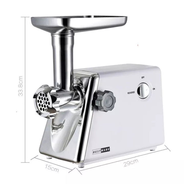 Powerful Tabletop Electric Meat Grinder with Sausage & Kubbe