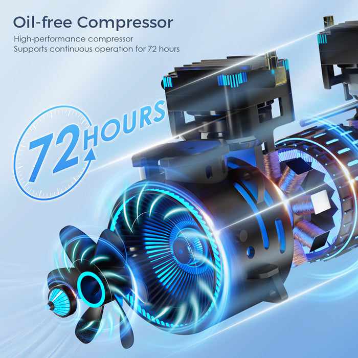 Aroflit NT-04 oil-free copper compressor