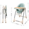 Adjustable and Foldable Baby High Chair - Aroflit