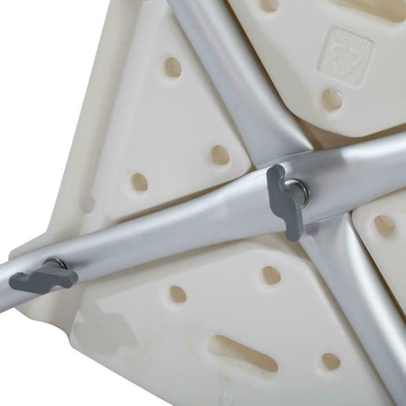 Adjustable Bathroom Shower Chair with Backrest for Elderly & Disabled - Aroflit