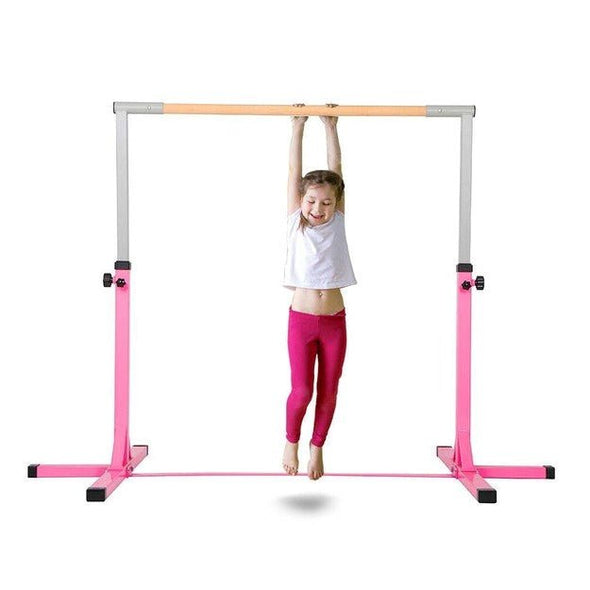 Adjustable Height Gymnastics Training Bar for Kids – Home Gym Bar - Aroflit