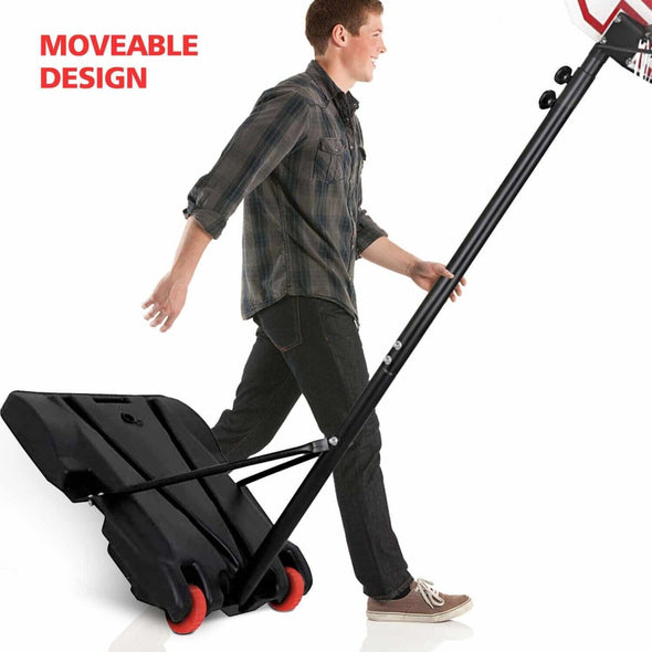 Adjustable Portable Basketball Hoop Stand and Net - Aroflit