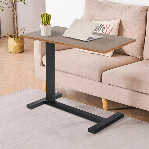 Adjustable Slide Under Couch Laptop Dining Side Table, Portable - Aroflit