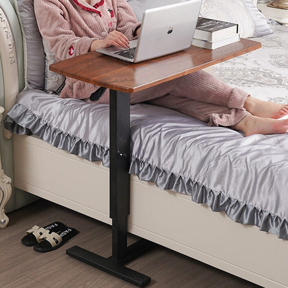 Adjustable Slide Under Couch Laptop Dining Side Table, Portable - Aroflit