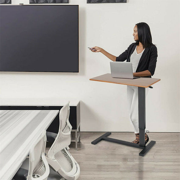 Adjustable Slide Under Couch Laptop Dining Side Table, Portable - Aroflit