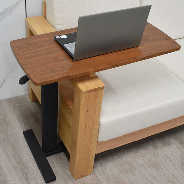 Adjustable Slide Under Couch Laptop Dining Side Table, Portable - Aroflit