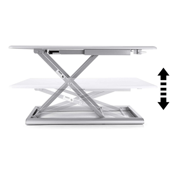 Adjustable Standing Desk Converter, Monitor & Laptop Riser - Aroflit