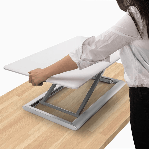 Adjustable Standing Desk Converter, Monitor & Laptop Riser - Aroflit