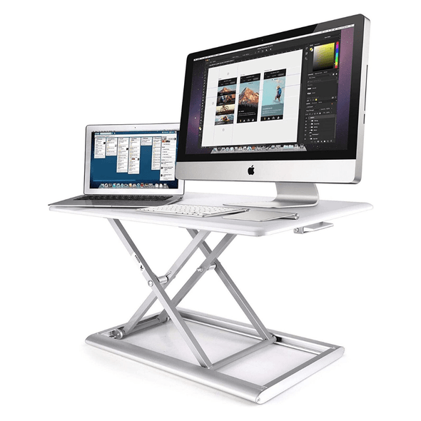 Adjustable Standing Desk Converter, Monitor & Laptop Riser - Aroflit