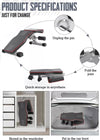 Adjustable Weight Bench for Incline, Decline, Flat Workouts at Home - Aroflit