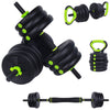Adjustable Weight Dumbbell Set, 4 - in - 1 Barbell, Kettlebell & More - Aroflit
