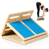 Adjustable Wooden Calf Stretcher Slant Board for Flexibility & Relief - Aroflit