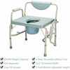 Adult Heavy Duty Steel Bedside 3 in 1 Commode Potty Chair - Aroflit