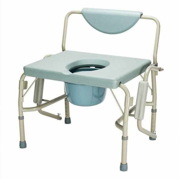 Adult Heavy Duty Steel Bedside 3 in 1 Commode Potty Chair - Aroflit