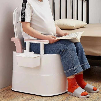 Adults Camping Travel Portable Commode Composting Toilet - Aroflit