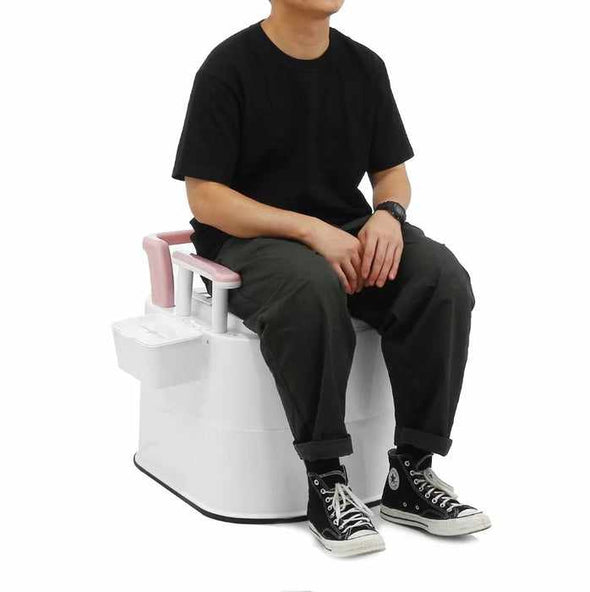 Adults Camping Travel Portable Commode Composting Toilet - Aroflit
