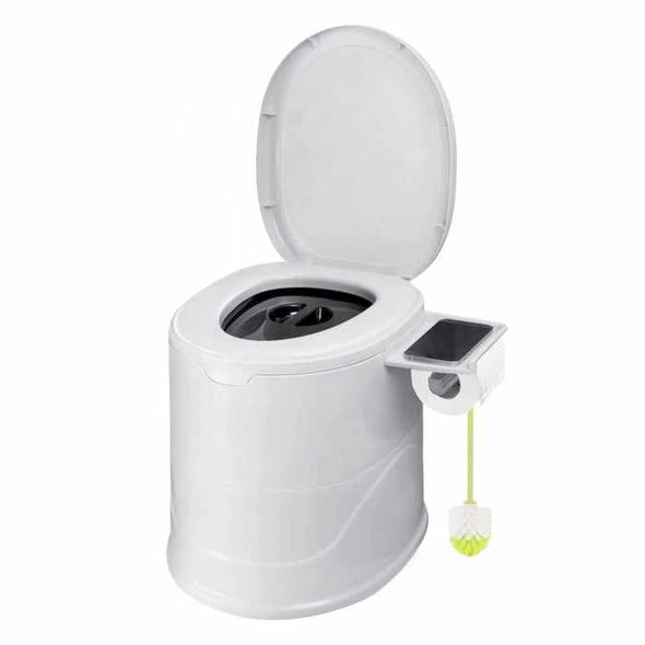 Adults Camping Travel Portable Commode Composting Toilet (5L) - Aroflit
