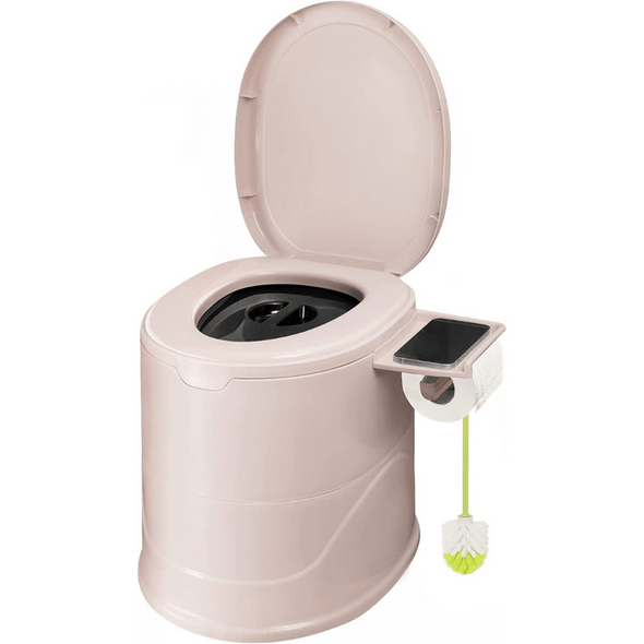 Adults Camping Travel Portable Commode Composting Toilet (5L) - Aroflit