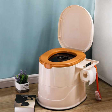 Adults Camping Travel Portable Commode Composting Toilet (5L) - Aroflit