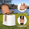 Adults Camping Travel Portable Commode Composting Toilet - Aroflit