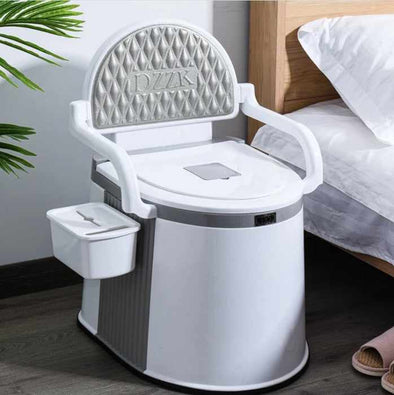 Adults Camping Travel Portable Commode Composting Toilet - Aroflit