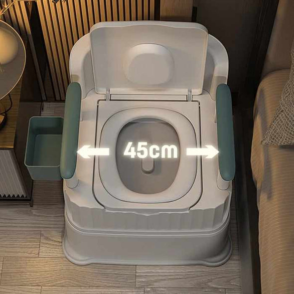Adults Camping Travel Portable Commode Composting Toilet - Aroflit