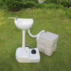 Adults Camping Travel Portable Composting Toilet w/ Sink - Aroflit