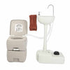 Adults Camping Travel Portable Composting Toilet w/ Sink - Aroflit