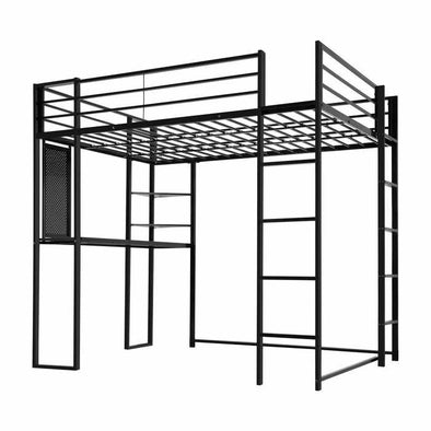 Adults Full Size Loft Bed With Desk Underneath - Aroflit