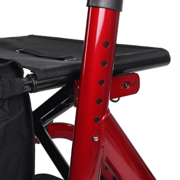 Adults Lightweight Rollator Four Wheeled Upright Walker Seat - Aroflit