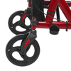 Adults Lightweight Rollator Four Wheeled Upright Walker Seat - Aroflit