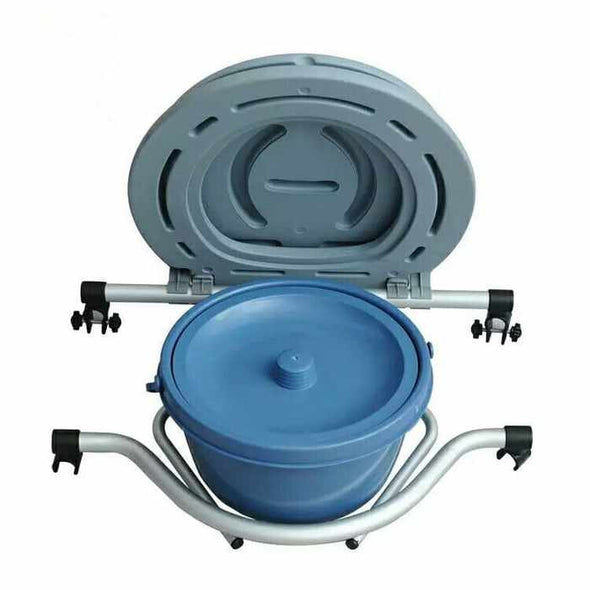 Adults Portable Bedside Toilet Commode Potty Chair - Aroflit