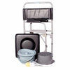 Adults Portable Bedside Toilet Commode Potty Chair - Aroflit