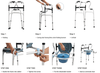 Adults Portable Bedside Toilet Commode Potty Chair - Aroflit
