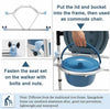 Adults Portable Bedside Toilet Commode Potty Chair - Aroflit