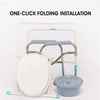 Adults Portable Bedside Toilet Commode Potty Chair - Aroflit