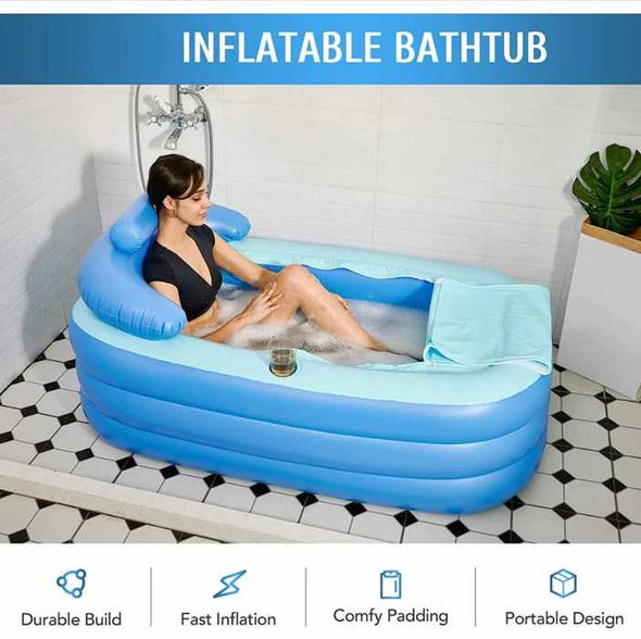 Adults Portable Inflating Shower Bathtub - Aroflit