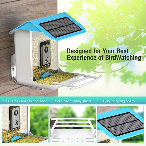 AI - Powered WIFI Smart Bird Feeder Camera - Aroflit
