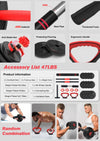 All - in - One Adjustable Dumbbell Set with Barbell & Kettlebell, 40 lbs - Aroflit