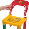 Alphabet Kids Plastic Table and One Chair Set - Aroflit