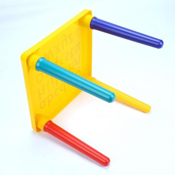 Alphabet Kids Plastic Table and One Chair Set - Aroflit