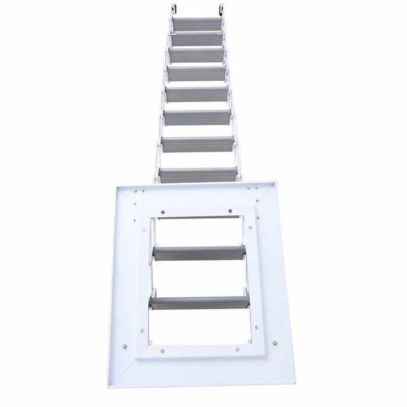 Aluminum Folding Pull Down Attic Ladder Stairs - Aroflit