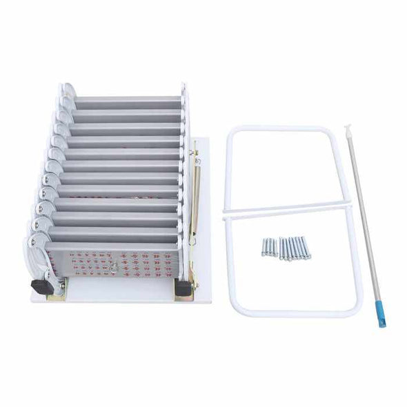 Aluminum Folding Pull Down Attic Ladder Stairs - Aroflit