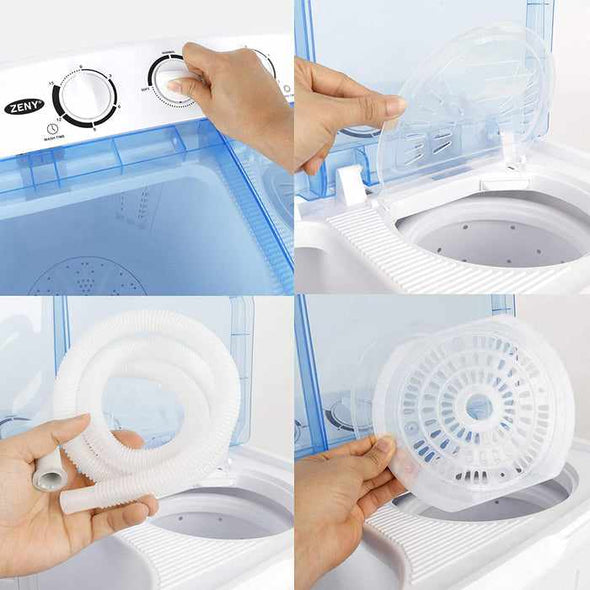 Apartment Small Portable Washing Machine & Spin Dryer - Aroflit