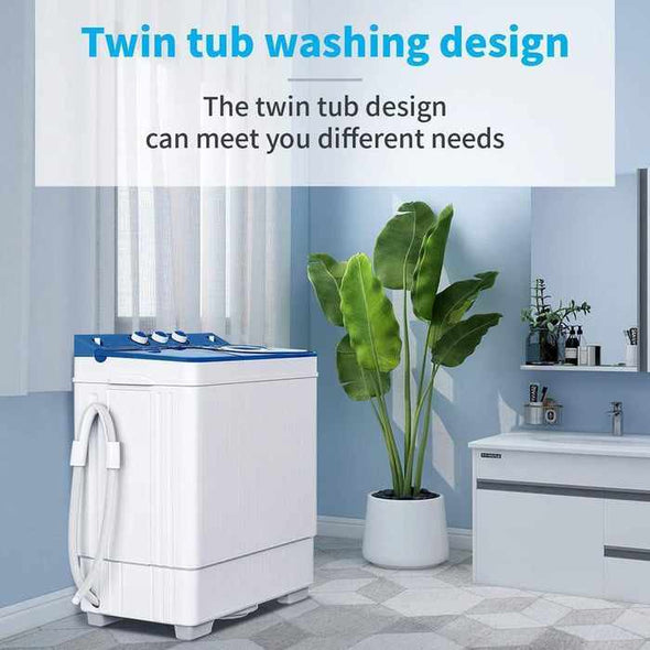 Apartment Small Portable Washing Machine & Spin Dryer - Aroflit