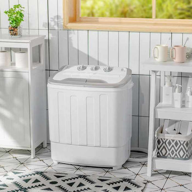 Apartment Small Portable Washing Machine & Spin Dryer - Aroflit