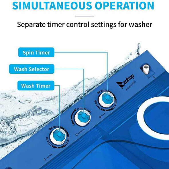 Apartment Small Portable Washing Machine & Spin Dryer - Aroflit
