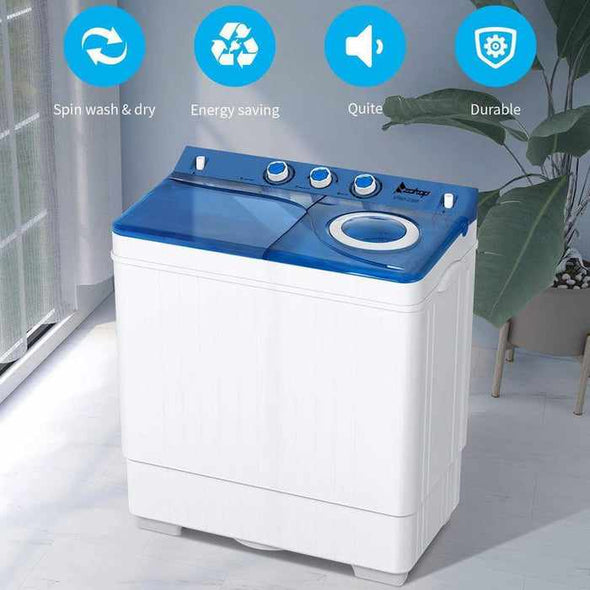Apartment Small Portable Washing Machine & Spin Dryer - Aroflit